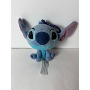 Disney Parks Stitch Plush Keychain 4"Backpack Purse Clip On Toy